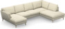 Madison Lux - 2-sits soffa med schäslong vänster och divan höger - Vit