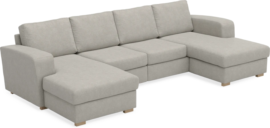 Friday - 2-sits soffa med två schäslonger - Beige