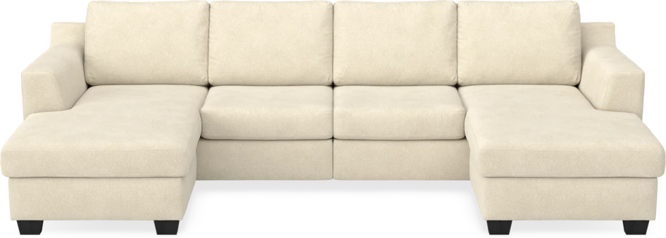 Friday - 2-sits soffa med två schäslonger - Beige