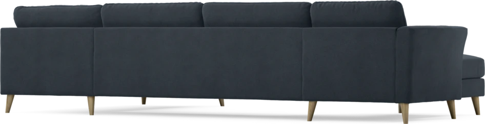 Bridge - 3-sits soffa med schäslong vänster och divan höger - Blå