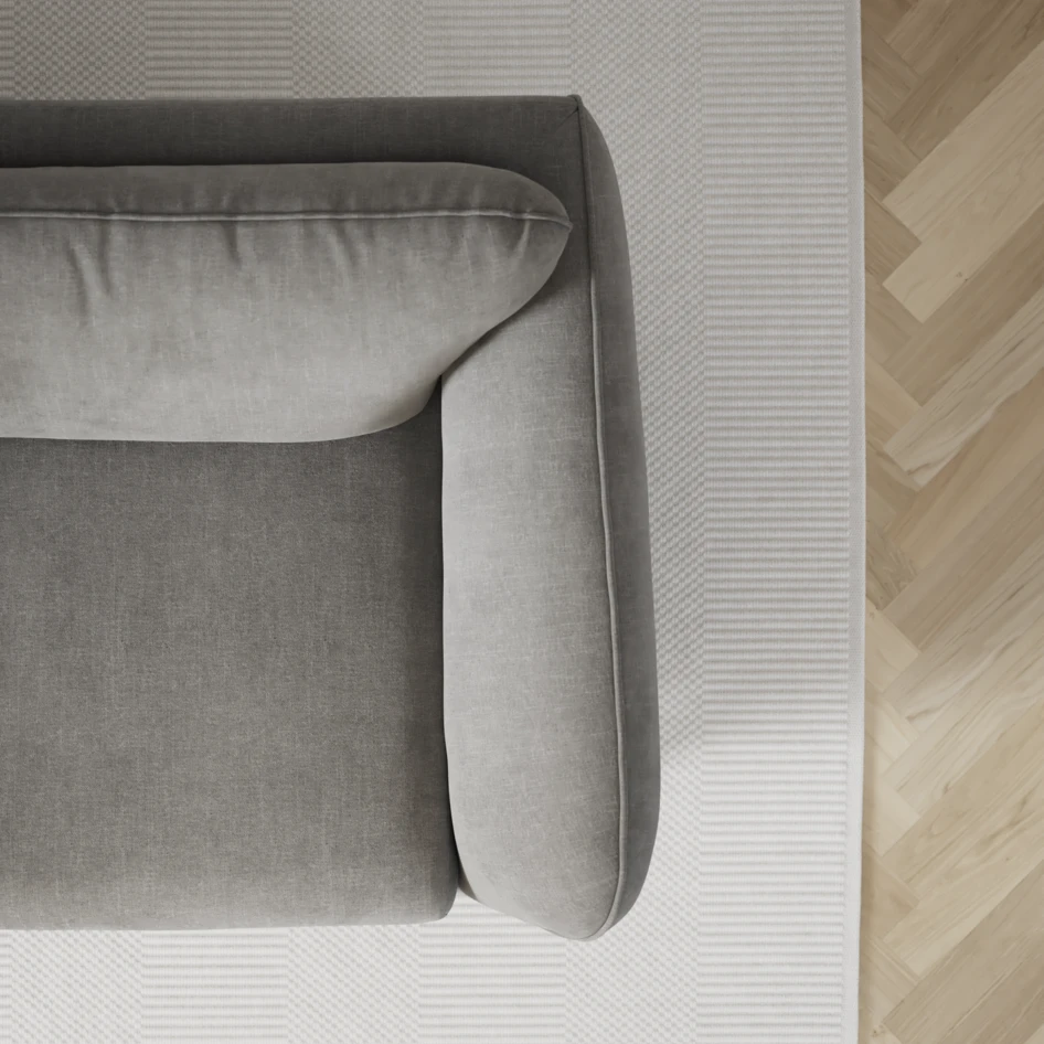 Madison - 2-sits soffa med schäslong vänster och divan höger - Grå