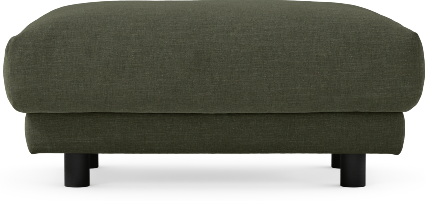 Cherrie - Fotpall 110, fast klädsel - Grön