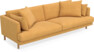 Harper - 4-sits soffa - Gul