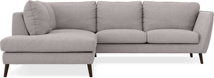 Madison - 2-sits soffa med divan vänster - Grå