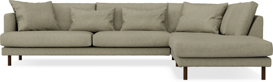 Harper - 3-sits soffa med divan höger - Beige