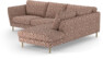 Madison Lux - 2-sits soffa med divan höger - Orange