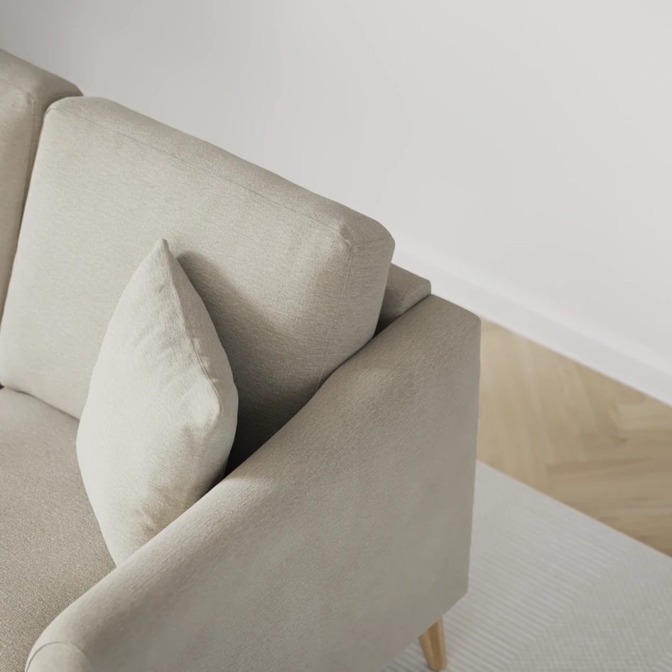 Eden - 2-sits soffa - Brun