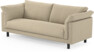 Cherrie - 3-sits soffa, hel dyna, fast klädsel - Beige