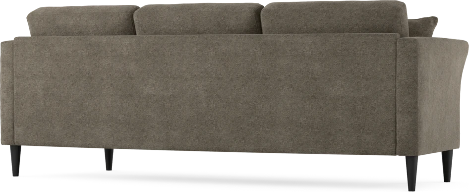 Eden - 3-sits soffa svängd - Brun