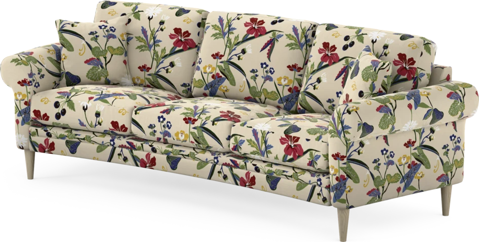 Eden - 3-sits soffa svängd - Flerfärgad