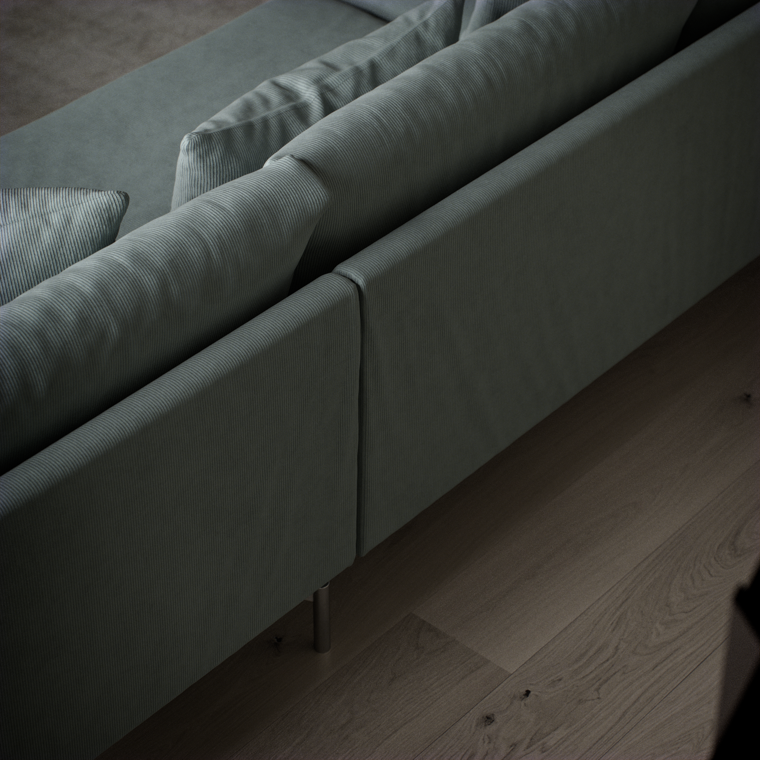 Harper - 3-sits soffa med divan höger - inspiration