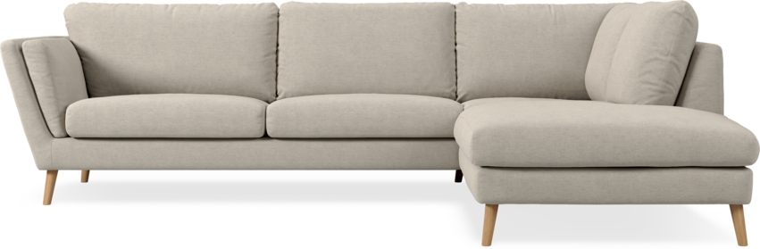 Madison Lux - 3-sits soffa med divan höger - Beige