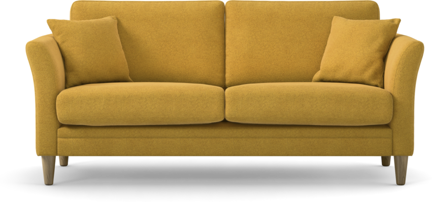 Eden - 2,5-sits soffa - Gul