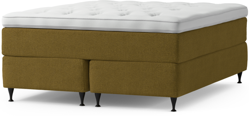 Delux Dream - Kontinentalsäng, dubbelsäng med bäddmadrass och sängben