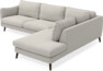 Madison Lux - 3-sits soffa med divan höger - Grå