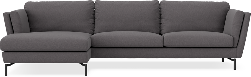 Madison - 3-sits soffa med schäslong vänster - Grå