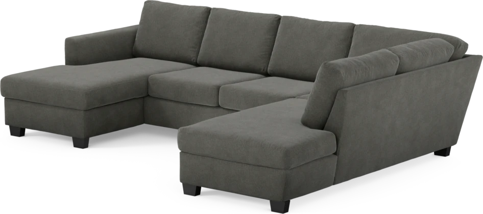 Friday - 3-sits soffa med schäslong vänster och divan höger - Grå