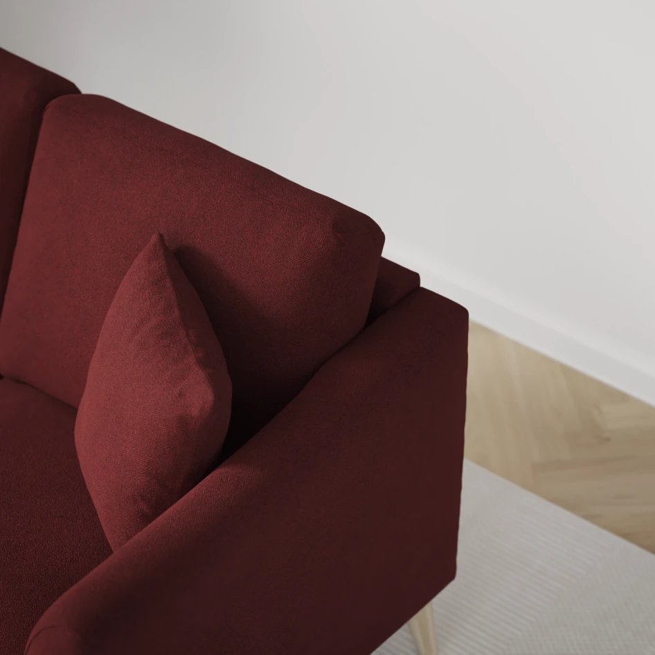 Eden - 2,5-sits soffa - Röd