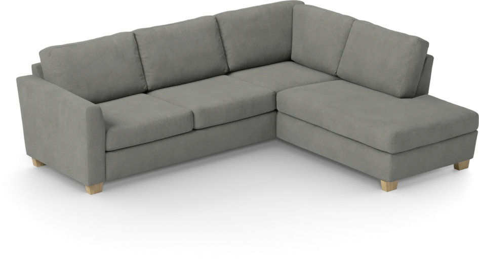Friday - 2,5-sits soffa med divan höger - Grå
