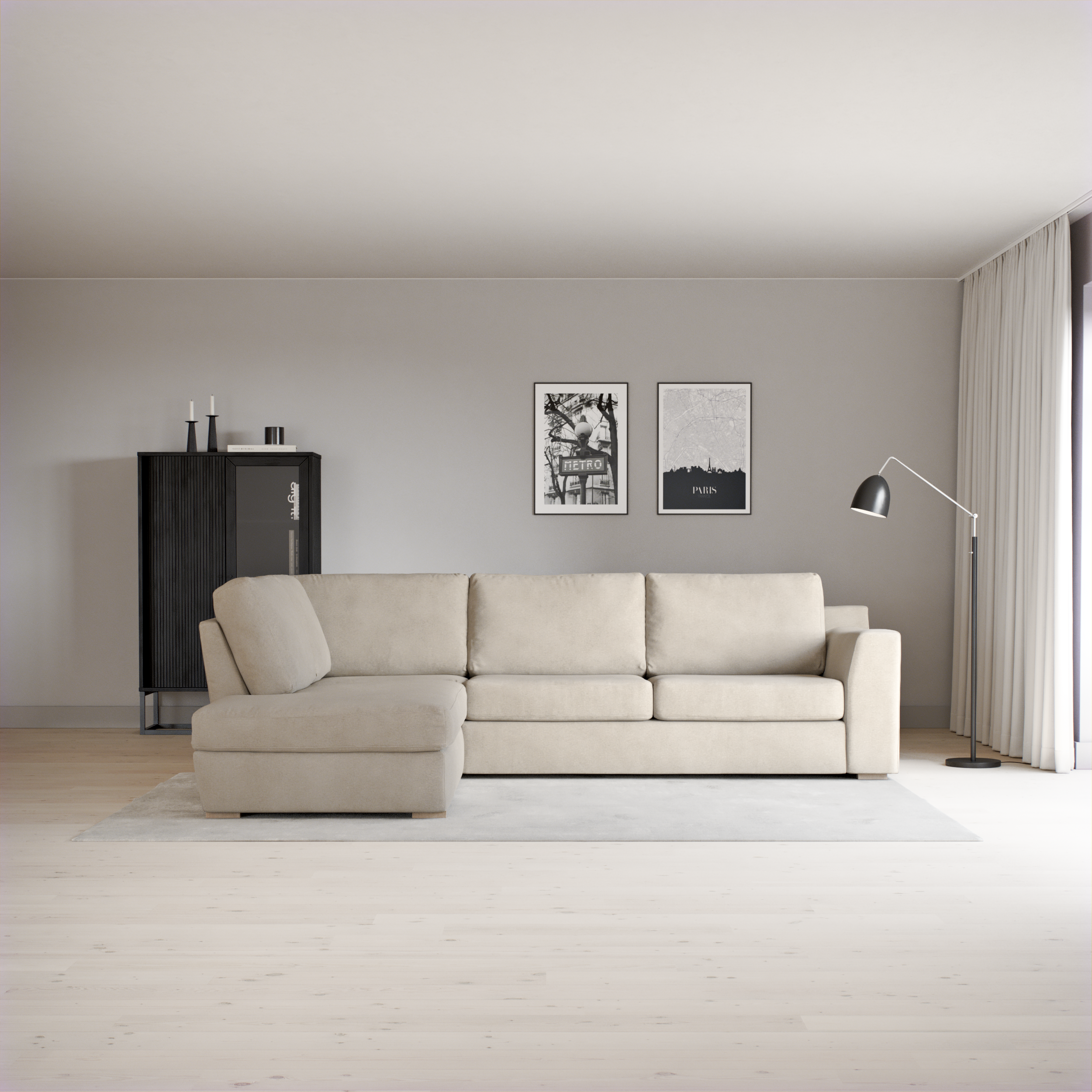 Friday - 2,5-sits soffa med divan vänster - inspiration