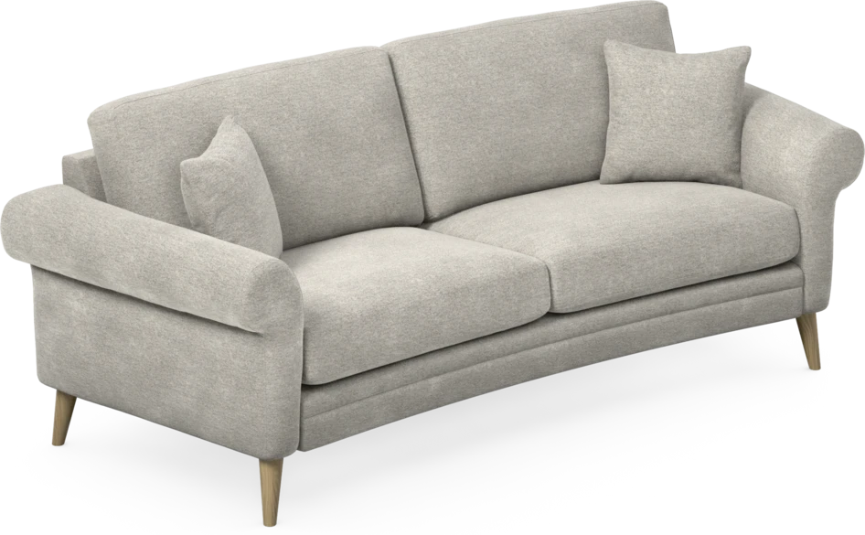 Eden - 2,5-sits soffa svängd - Grå