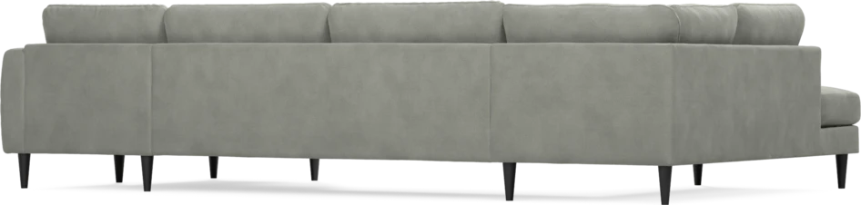 Bridge - 3-sits soffa med divan vänster och schäslong höger - Grå