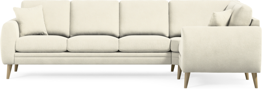 Eden - Hörnsoffa, 3+1-sits - Vit