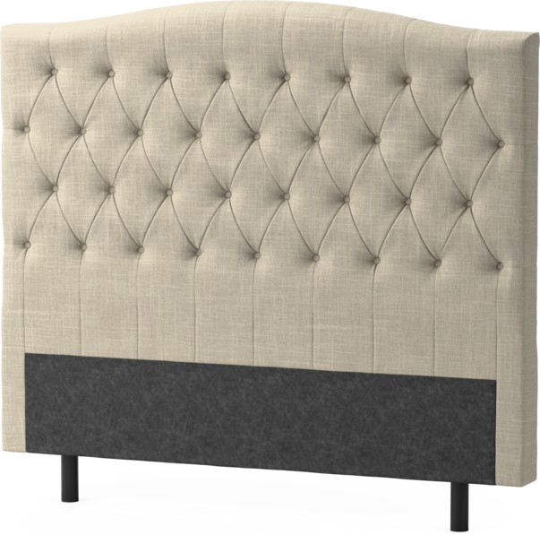Delux Välvd - Sänggavel, 90-210 cm - Beige