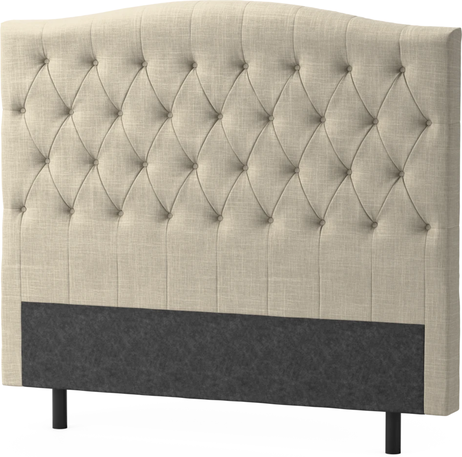 Delux Välvd - Sänggavel, 90-210 cm - Beige