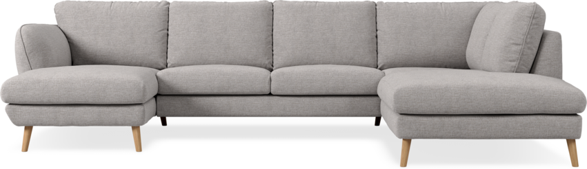 Madison Lux - 2-sits soffa med schäslong vänster och divan höger - Beige