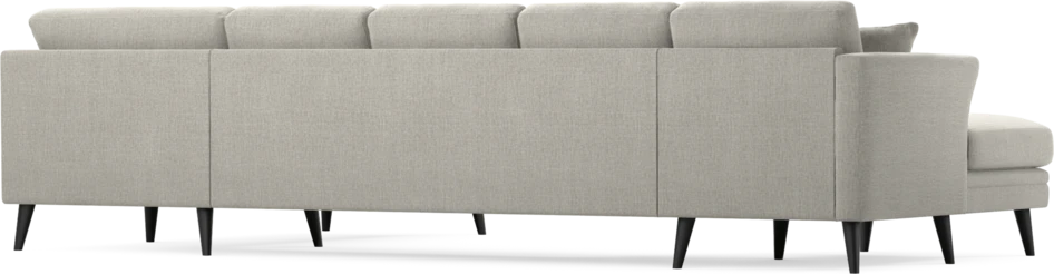 Eden - 3-sits soffa med schäslong vänster och divan höger - Grå