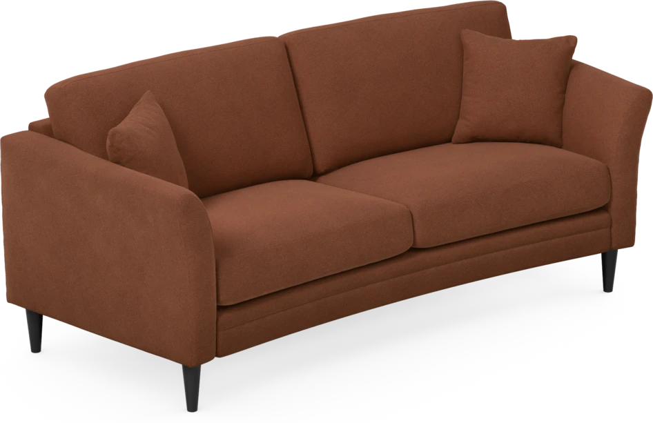 Eden - 2,5-sits soffa svängd - Orange