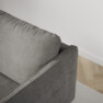 Madison Lux - 2-sits soffa med schäslong vänster - Grå