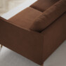 Madison Lux - 2-sits soffa med schäslong vänster - Brun