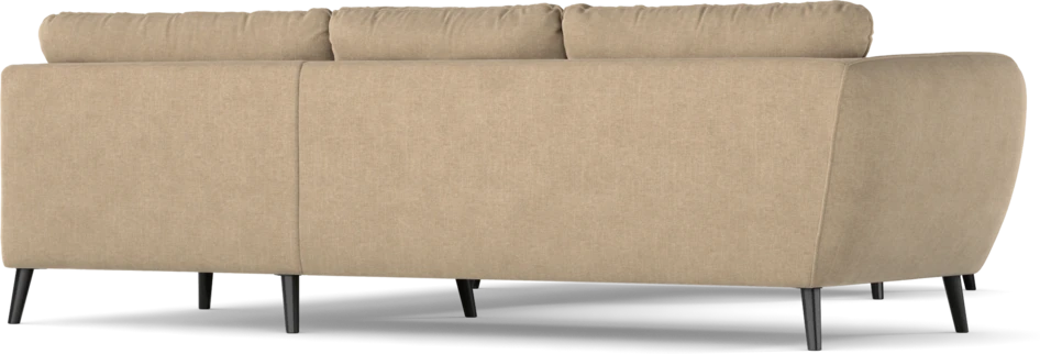 Madison Lux - Hörnsoffa med schäslong höger - Beige