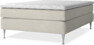 Delux Sense - Kontinentalsäng, enkelsäng 140 cm med bäddmadrass - Beige