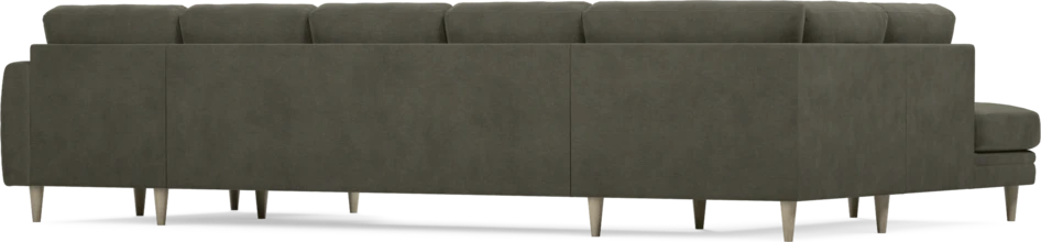 Eden - 3-sits soffa med divan vänster och schäslong höger - Grå