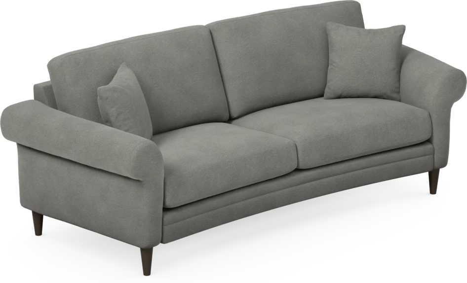 Eden - 2,5-sits soffa svängd - Grå