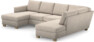 Friday - 3-sits soffa med schäslong vänster och divan höger - Beige