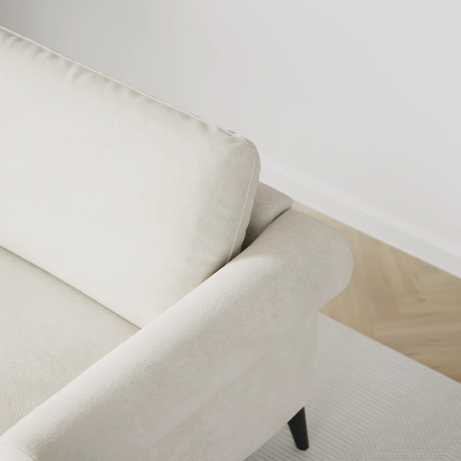 Bridge - 4-sits soffa - Vit
