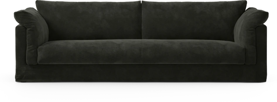 Cherrie Klädsel - Klädsel till 4-sits soffa, hel dyna - Svart