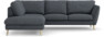 Madison Lux - 2-sits soffa med divan vänster - Vit