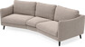 Madison - 3-sits soffa svängd, 90 cm - Beige