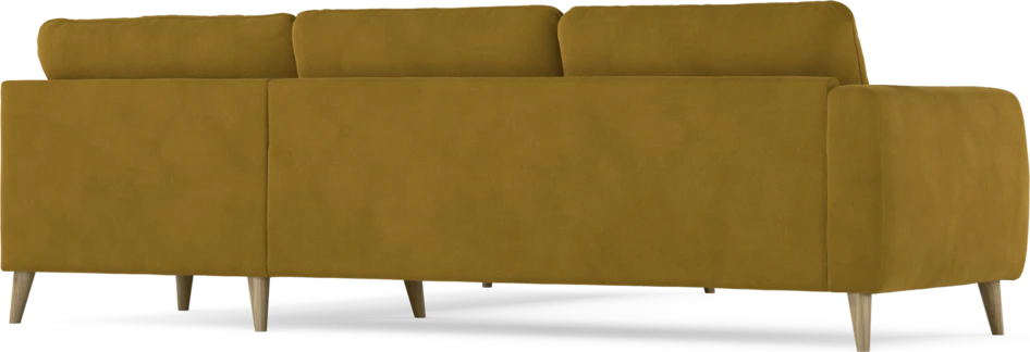 Bridge - Hörnsoffa, 2+2-sits - Gul
