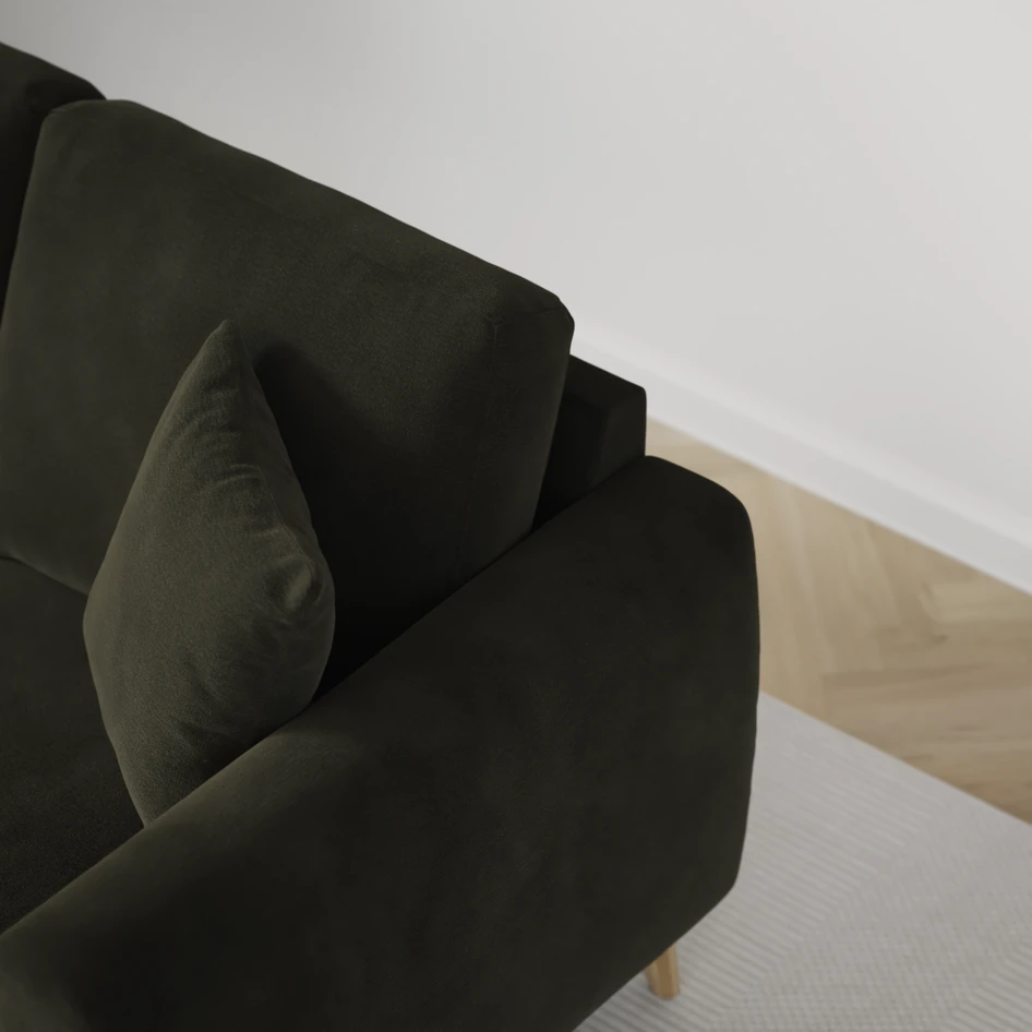 Eden - 3-sits soffa - Grön