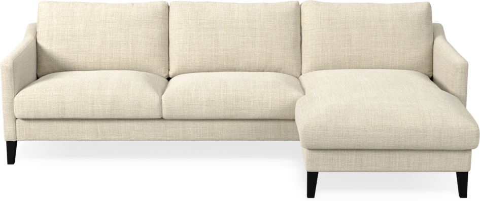 Winston - 3-sits soffa med schäslong, vändbar - Beige
