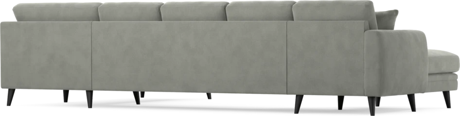 Eden - 3-sits soffa med schäslong vänster och divan höger - Grå