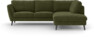 Madison Lux - 2-sits soffa med divan höger - Grön