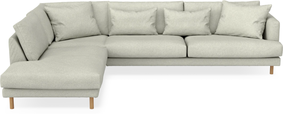 Harper - 3-sits soffa med divan vänster - Beige