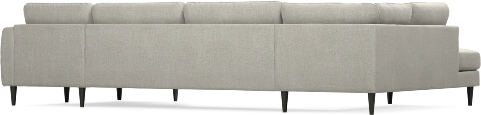 Bridge - 3-sits soffa med divan vänster och schäslong höger - Grå